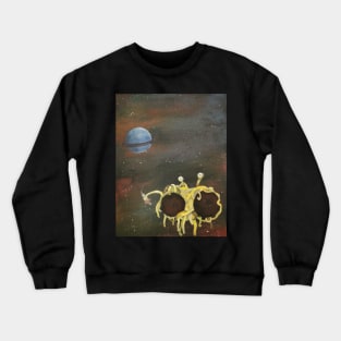 His Noodliness and the space faring infidels Crewneck Sweatshirt